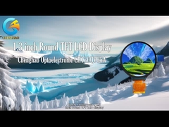 LCD Manufacturer Custom High Brightness IPS TFT Small Size Round Lcd Display