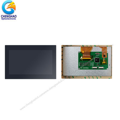 ODM 7 Inch Capacitive LCD Touch Screen 50 Pin MCU Interface 800x480 TFT Display Module