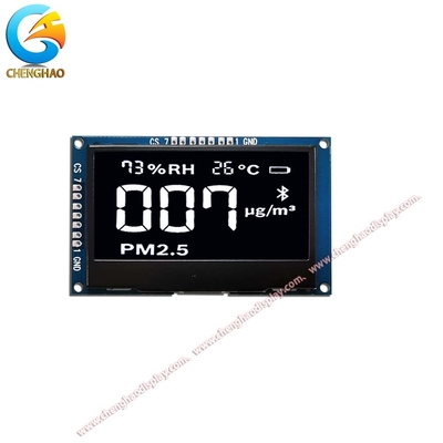 ROHS Compliant 128x64 SPI OLED Display Module 2.42 Inch Using White Display Mode