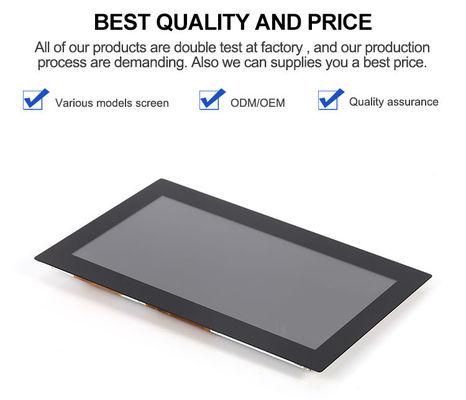 High Resolution 3.2V 40mA 7 Inch LCD Module With Capacitive Touch