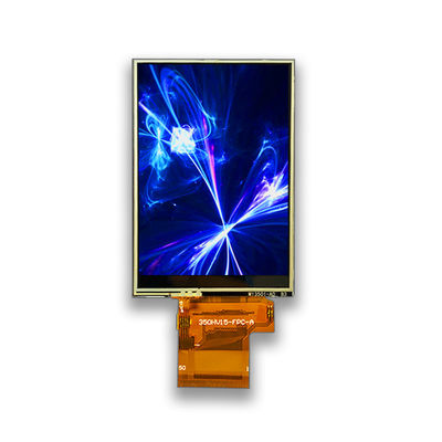 280cd/m2 3.5 Inch LCD Resistive Touch Screen 320*480 RGB 16 18 Bits