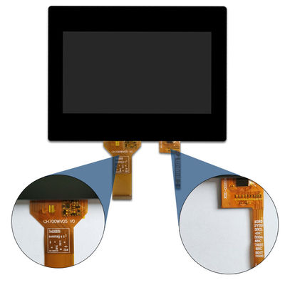 850cd/m2 TFT LCD Capacitive Touchscreen 800x480 CTP I2C Tft Lcd Module 7"