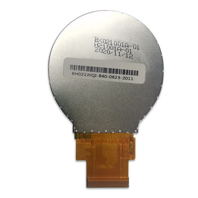 300nits SPI Circular Tft Lcd Display 40P Open Frame Lcd Module