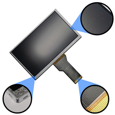 800x480 Dot Matrix Lcd Module ISO9001 24 Bit Rgb Mipi White LED Backlight