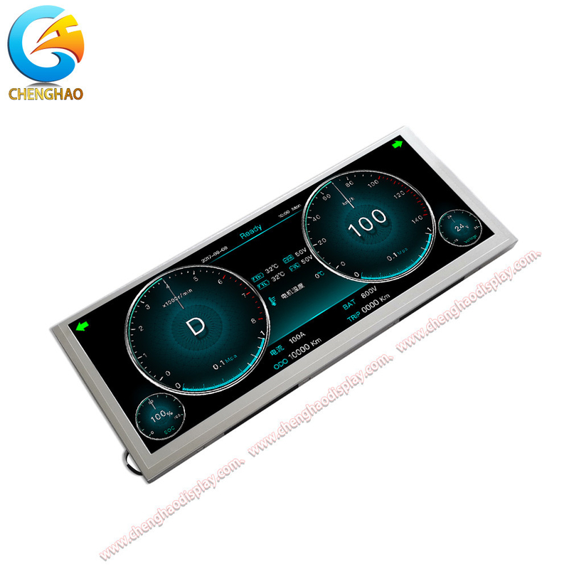 High Luminance 900 Cd/m2 IPS LCD Display 1280x480 for Industrial Consumption Devices