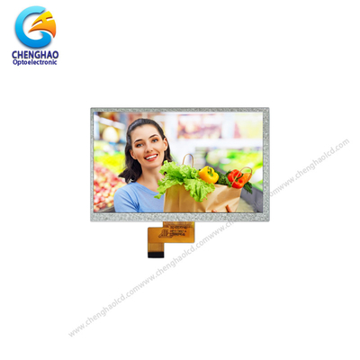 HD 7-calowy moduł LCD TFT RGB 1024X600 4 pas MIPI ze wszystkimi kierunkami widzenia
