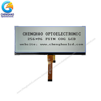 Niestandardowy 256x96 Monochromatyczny wyświetlacz LCD FSTN 22Pin Graficzny Moduł Matrycy LCD