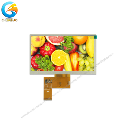 800x480 rozdzielczość 7 cali TFT LCD Display 24 bit Parallel RGB Interface