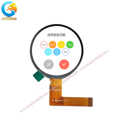 1.8 cala 25 pinów IPS LCD Panel z rozdzielczością 360 * 360 kropek dla Bcaklight 4 PC białe LED