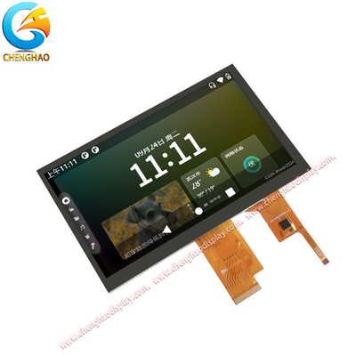 7-calowy wyświetlacz lcd IPS 40 pinów 1024*600 z wolnym kierunkiem widzenia 80/80/80/80