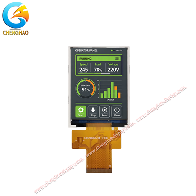 2.8 cali IPS TFT LCD Display Module 240x320 QSPI 300 Nits dla przemysłowych interfejsów HMI