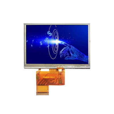250nit 480x272 Moduł wyświetlacza LCD rezystywny RGB 40 Pin 4,3 cala