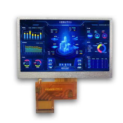 Interfejs MIPI 800×480 Przemysłowy Monitor LCD 4,3'' 250cd/m2 ROHS