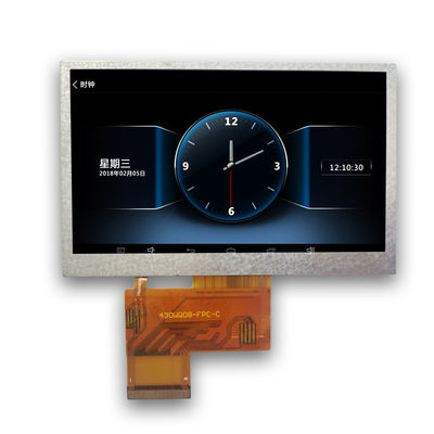 40 pin 480x272 TN Moduł LCD TFT Transmissive Biały RGB 4,3