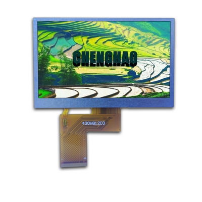 4.3in 800x272 Mały ekran LCD dotykowy IPS Transmissive Black RGB