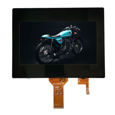 FPC 850cd/M2 TFT LCD Pojemnościowy ekran dotykowy 800x480 Białe światło LED