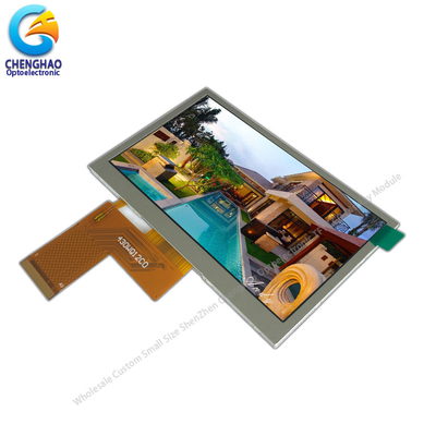 Przemysłowy 24-bitowy ekran LCD RGB 4,3-calowy 480x272 TFT z IC ST7282
