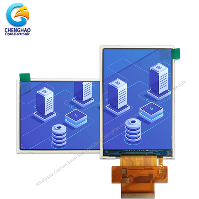 I80 System Przemysłowy wyświetlacz TFT bez halogenów 3,5 cali 18 bitów CTP FPC